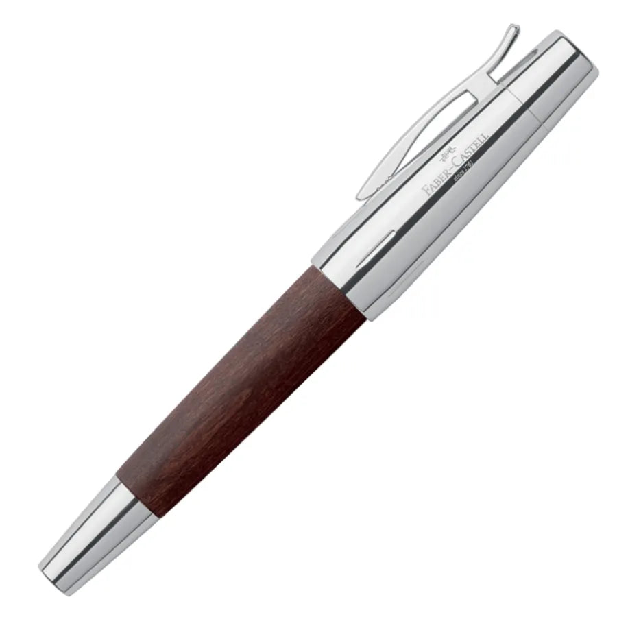 Faber Castell E-Motion Pearwood Dark Brown Fountain Pen