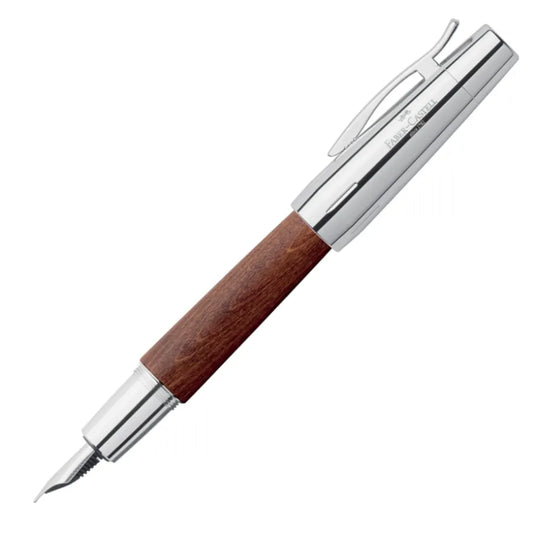 Faber Castell E-Motion Pearwood Dark Brown Fountain Pen