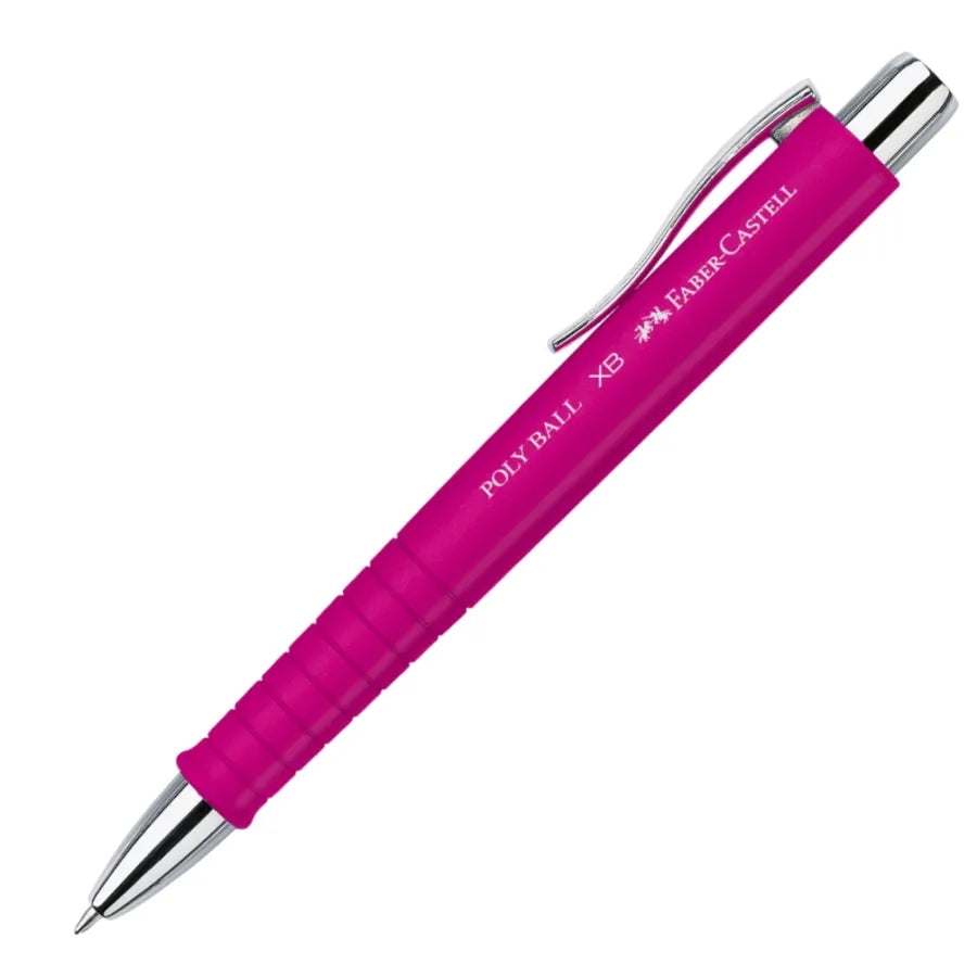 Faber Castell Poly Ball XB Pink Ball Point Pen