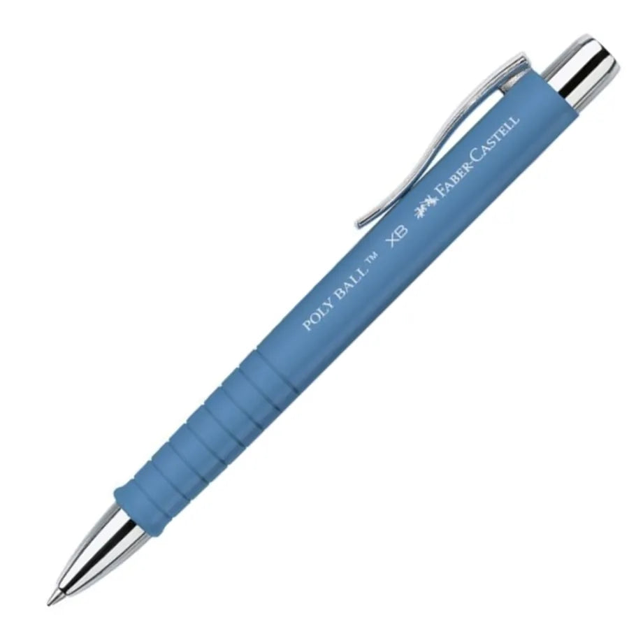 Faber Castell Poly Ball XB Blue Ball Point Pen