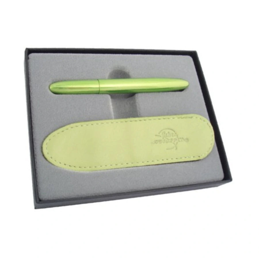 Fisher Space Pen Bullet 400LG Lime Green & Case Set