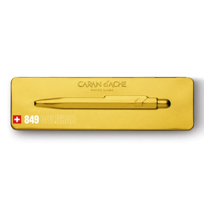 Caran D'ache 849 Goldbar Ball Point Pen