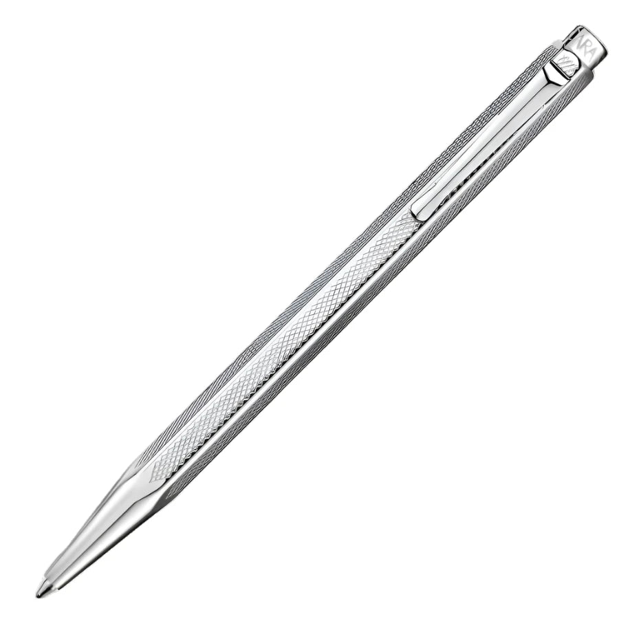 Caran D'Ache Ecridor Retro Silver/ Palladium Plate Ball Point Pen