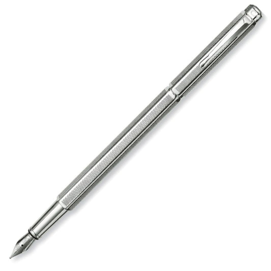 Caran D'Ache Ecridor Retro Silver/ Palladium Plate Fountain Pen