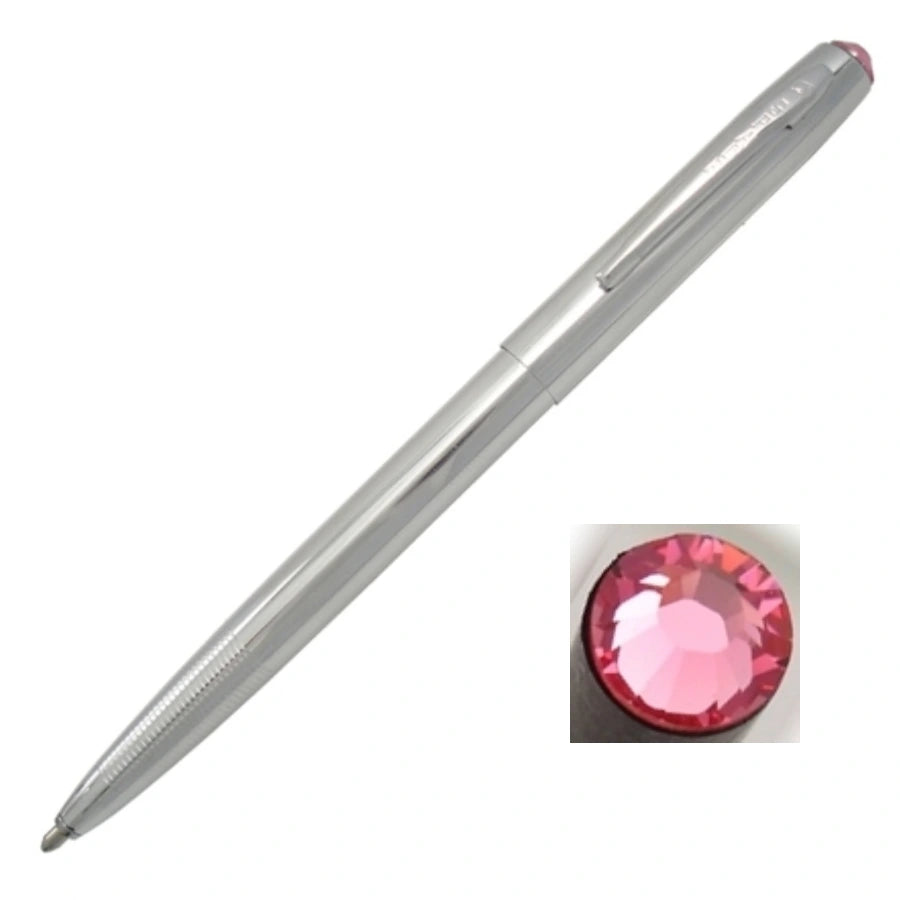 Fisher Space Pen Cap-O-Matic FM4CSW209 Chrome Rose Swarovski