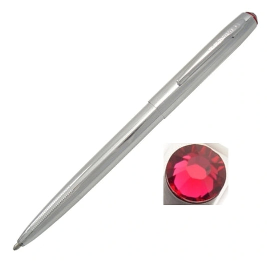 Fisher Space Pen Cap-O-Matic FM4CSW501 Chrome Ruby Swarovski