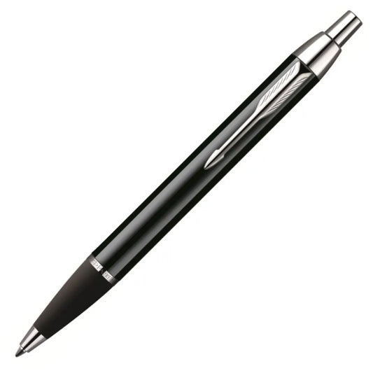 Parker IM Black Chrome Trim Ball Point Pen