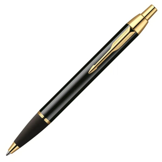 Parker IM Black Gold Trim Ball Point Pen